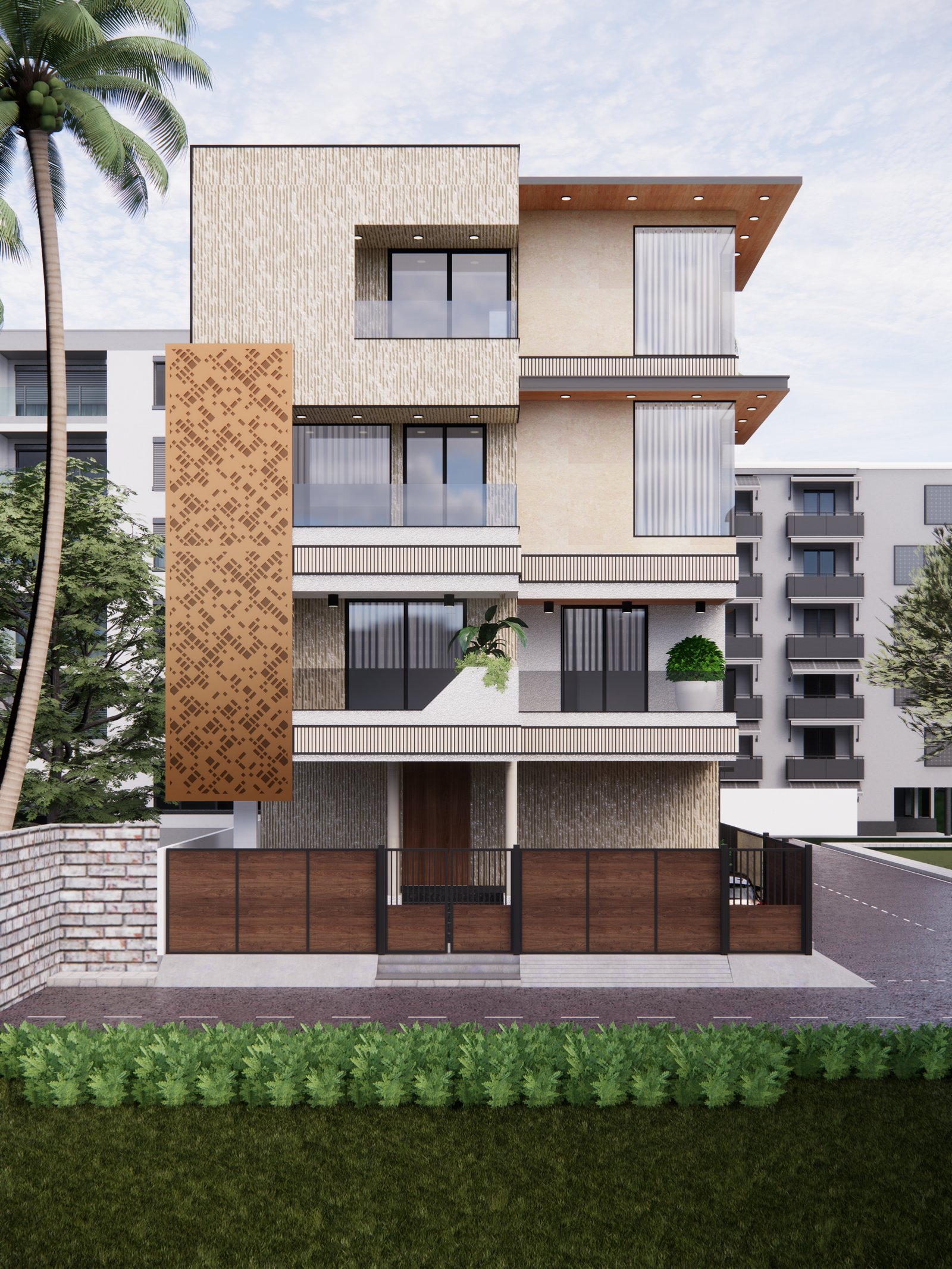 RK Construction residential building project at Ambattur Camp Road, Chennai