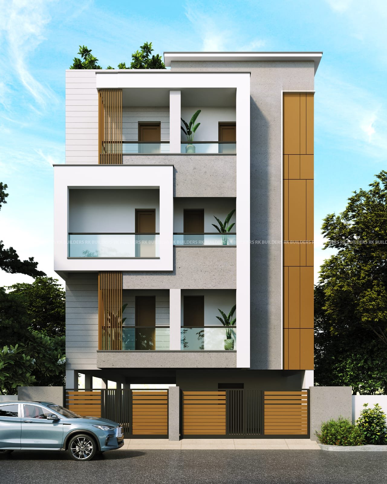 RK Construction residential building project at Annanthapuram, Chennai